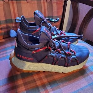 Under Armour Blue and Pink Athletic Shoes